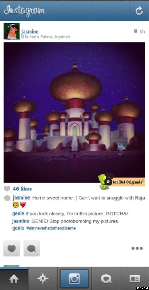 disney princess instagram