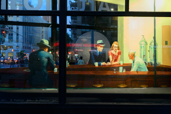 Famous 'Nighthawks' Painting Has Been Recreated As A 3D Installation In