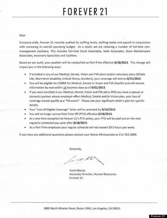 Job Reclassification Letter Template from i.huffpost.com