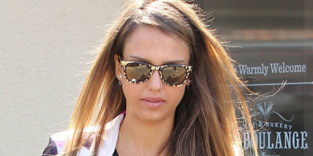 Jessica Alba's Jeans Make A Case For The Drop-Crotch Style (PHOTOS)