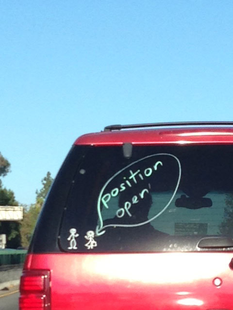 Stick Figure Decal Clearly States Relationship Status (PHOTO) | HuffPost