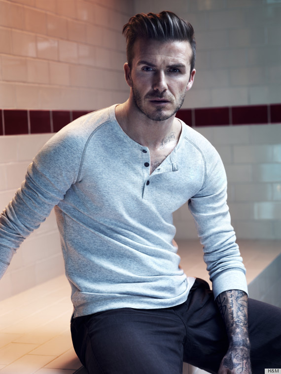 david beckham modeling