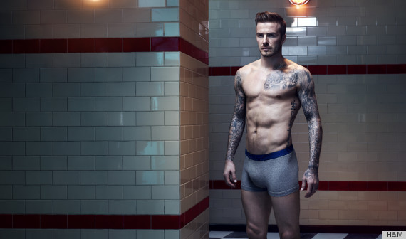 david beckham modeling