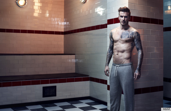 david beckham modeling