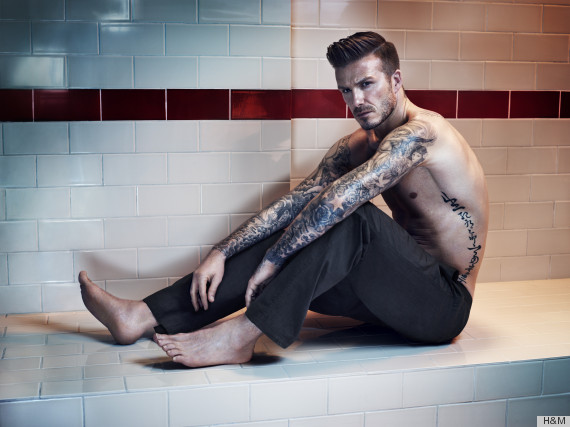 david beckham modeling career