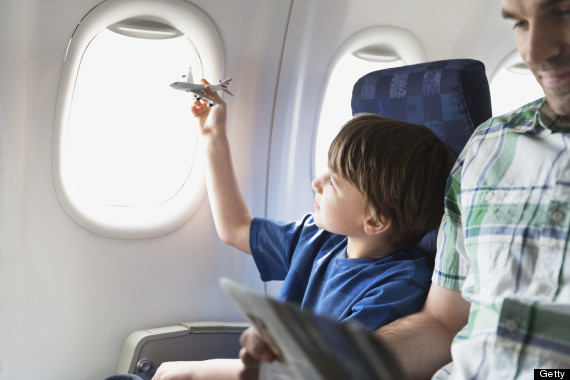 children on planes