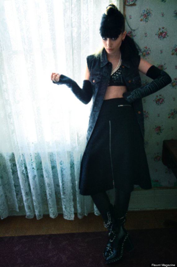Lily Collins Goes Goth For Flaunt Magazine | HuffPost