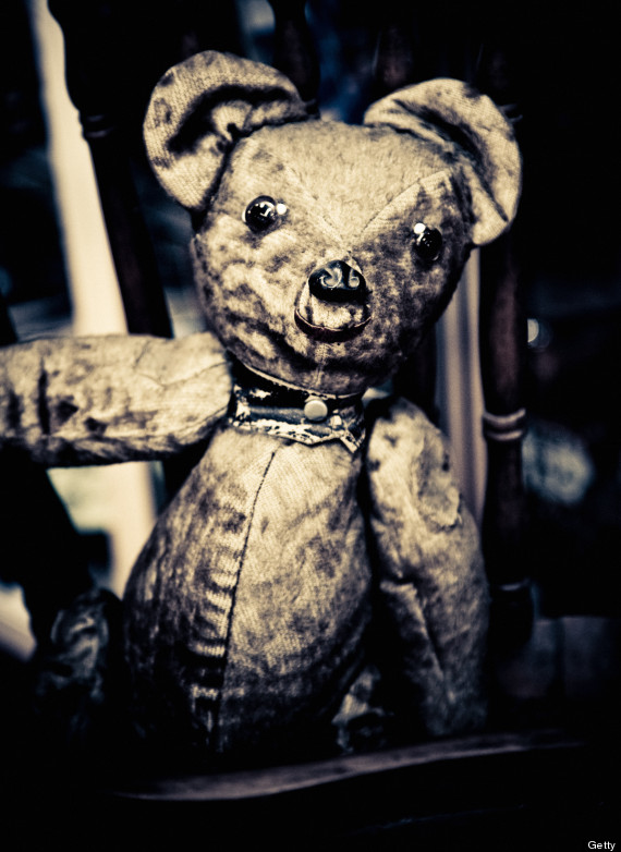 creepy teddy bear