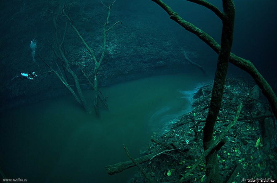 underwater river