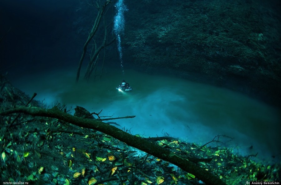 underwater river