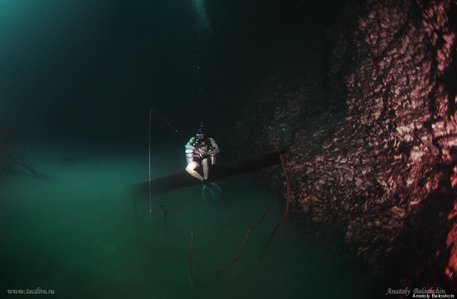 underwater river