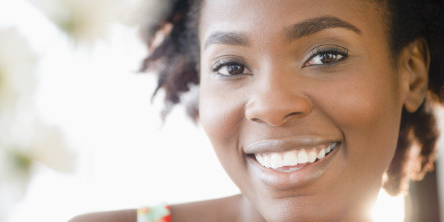 african american woman smiling