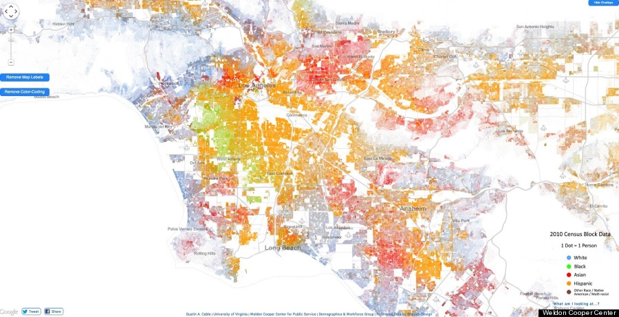 racial dot map