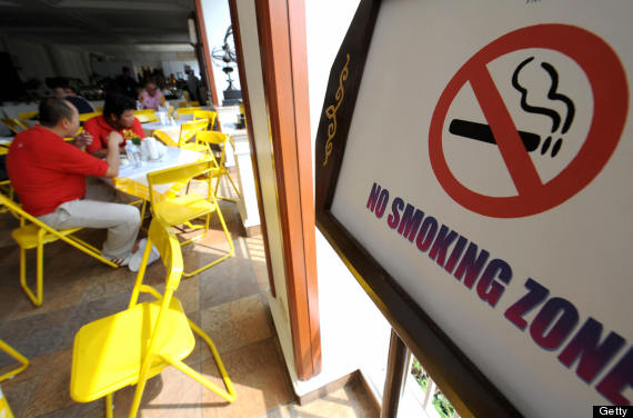 no smoking sign restaurant