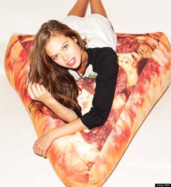 pizza bean bag