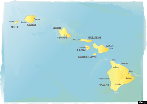 hawaii map