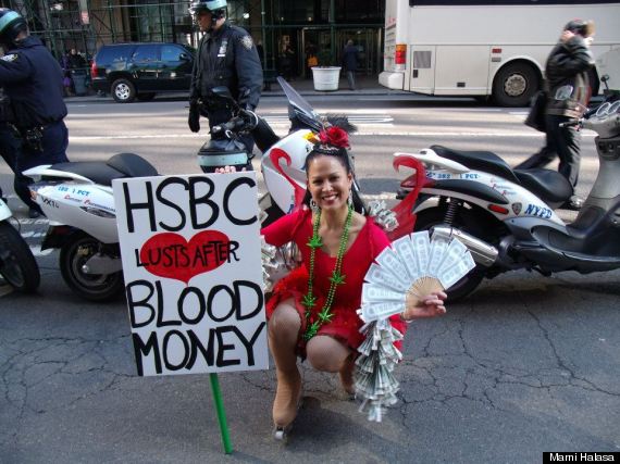 hsbc protest