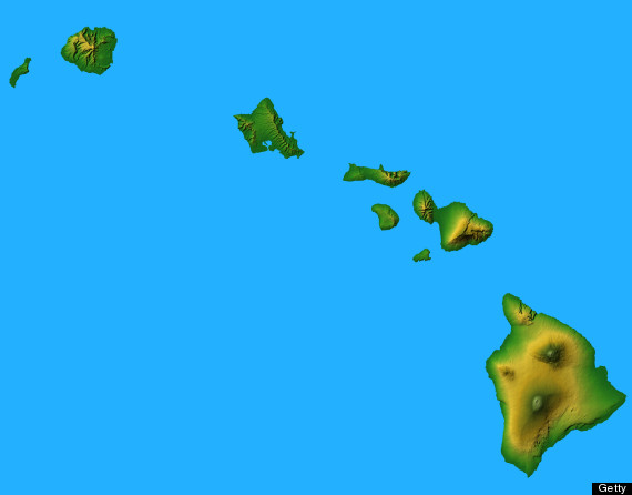 hawaii map