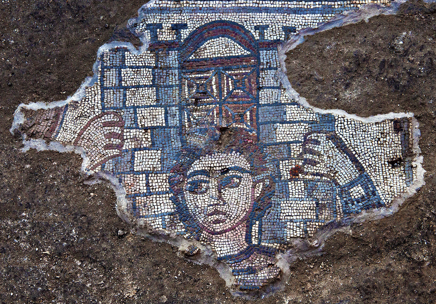 Ancient Samson Mosaic Uncovered In Israeli Synagogue; Beautiful Art ...