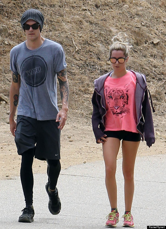 Ashley Tisdale Rocks Shorts While Hiking With Fiance Christopher French ...