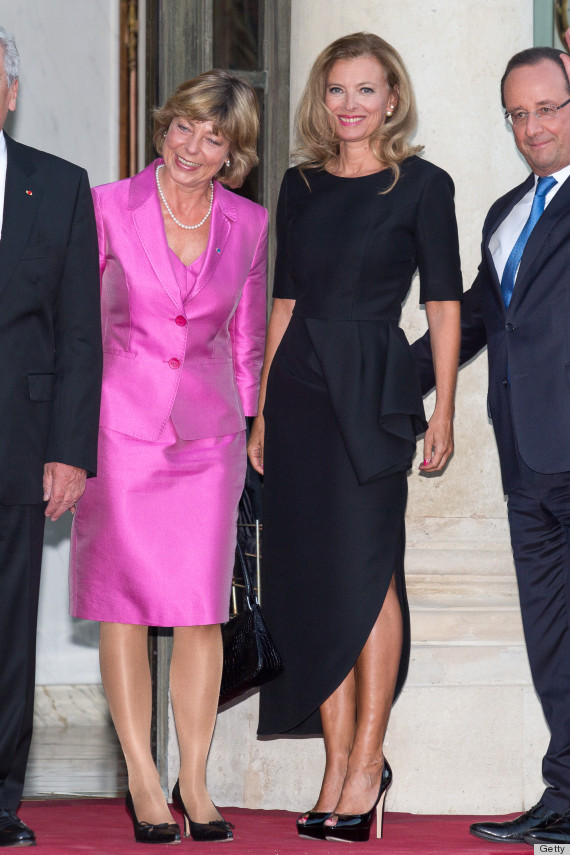 Valerie Trierweiler Wears A Dress Only A French First lady Could Pull ...