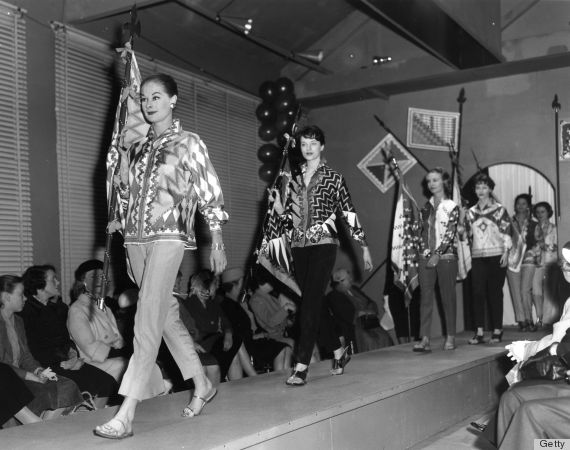 fashion shows 1950s