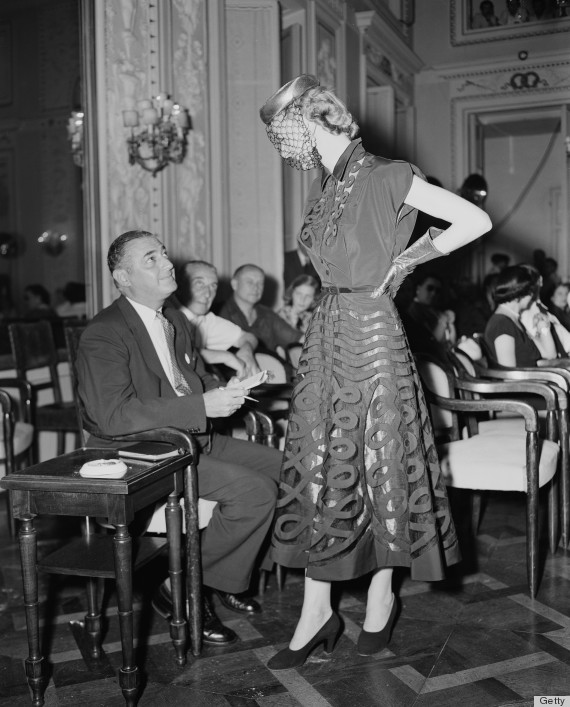 fashion shows 1950s