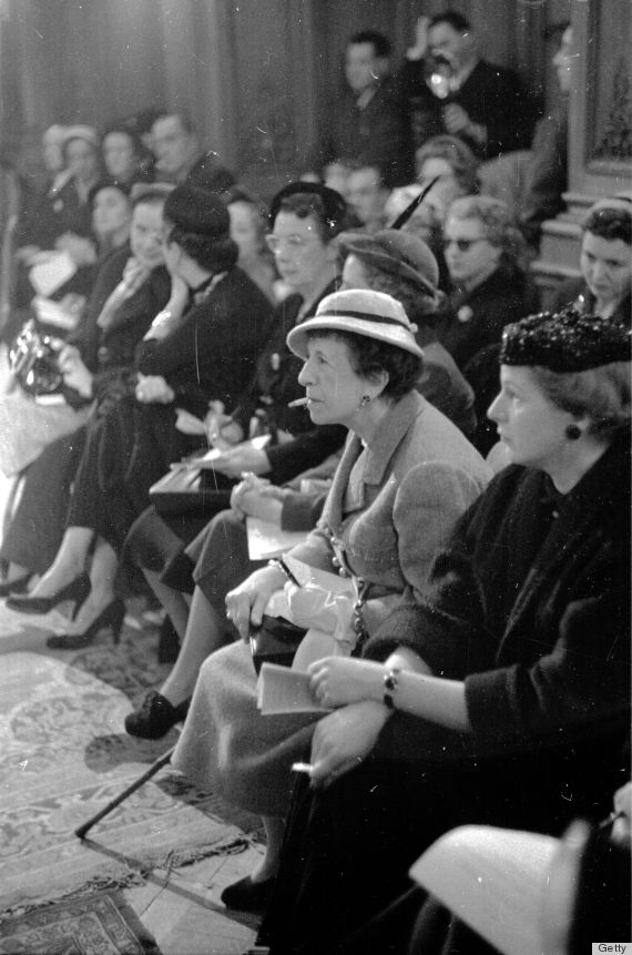 fashion shows 1950s