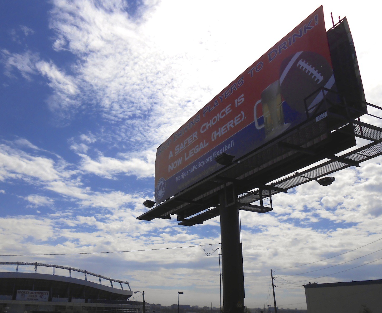 marijuana billboard nfl