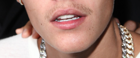 justin bieber mustache