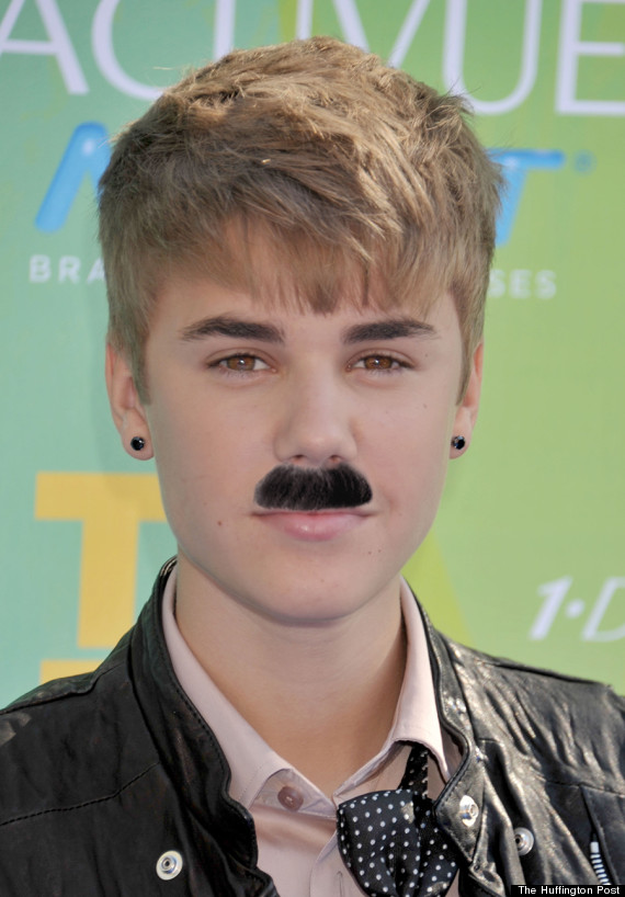 justin bieber mustaches