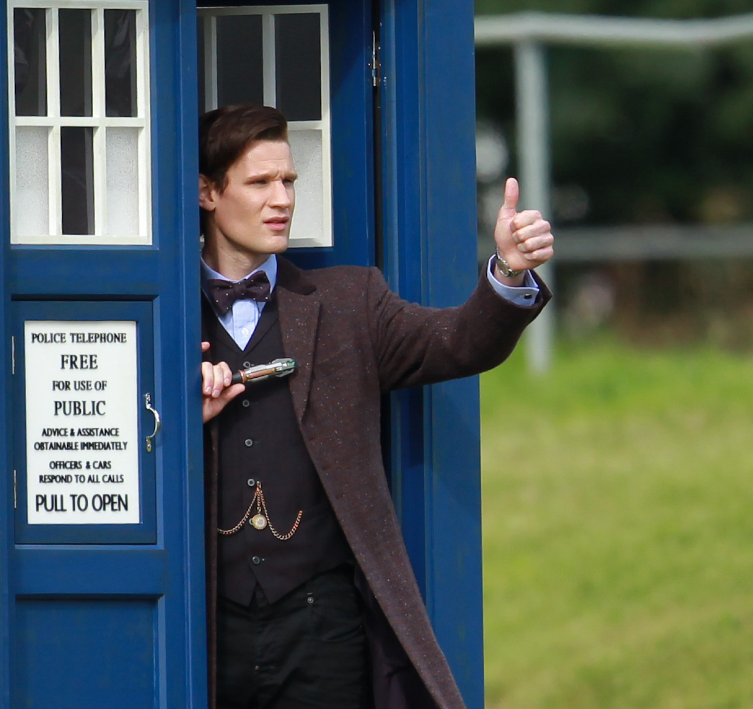 Matt Smith Sports Wig As 'Doctor Who' Christmas Special Begins Filming ...