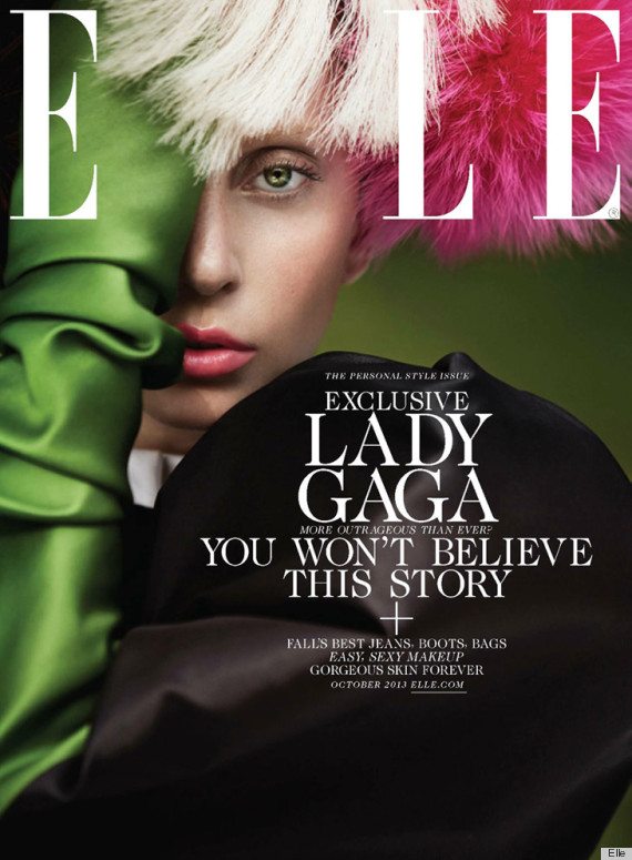 lady gaga elle