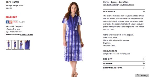 Michelle Obama's Tory Burch Dress Sells Out (PHOTOS) | HuffPost Life