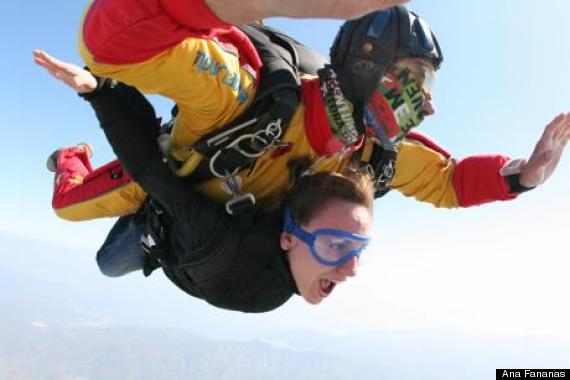 skydiving