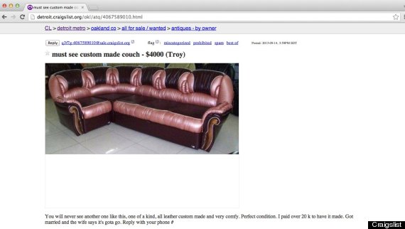 Craigslist Seller Is Making A Truly Bizarre Sacrifice For Marriage