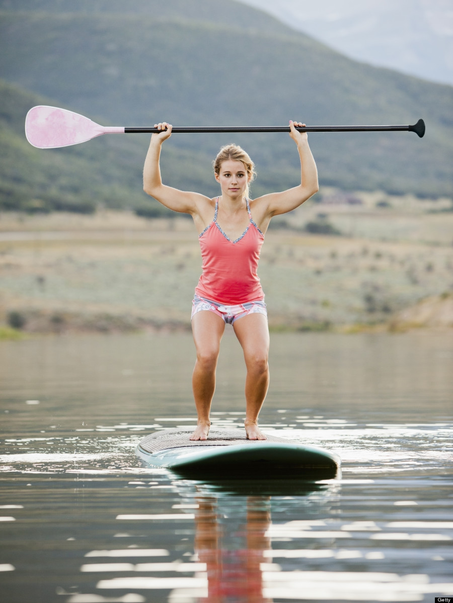 paddleboard yoga