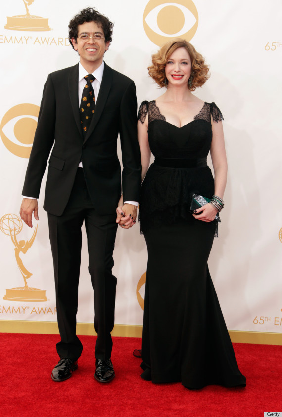 Christina Hendricks Emmy Dress 2013 Boldly Shows Off Her Famous Assets ...
