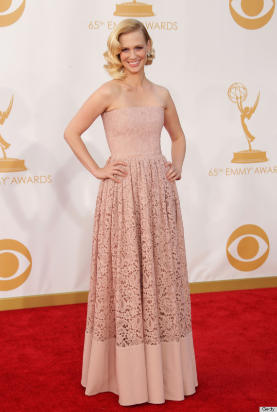 january jones emmy dress 2013