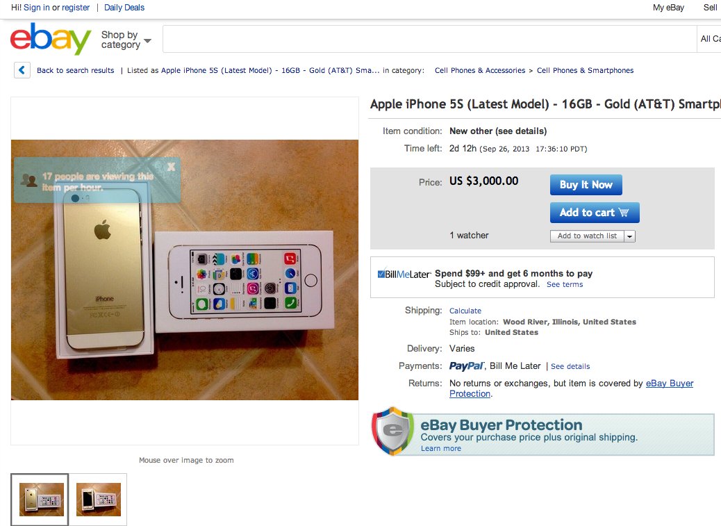 gold iphone ebay