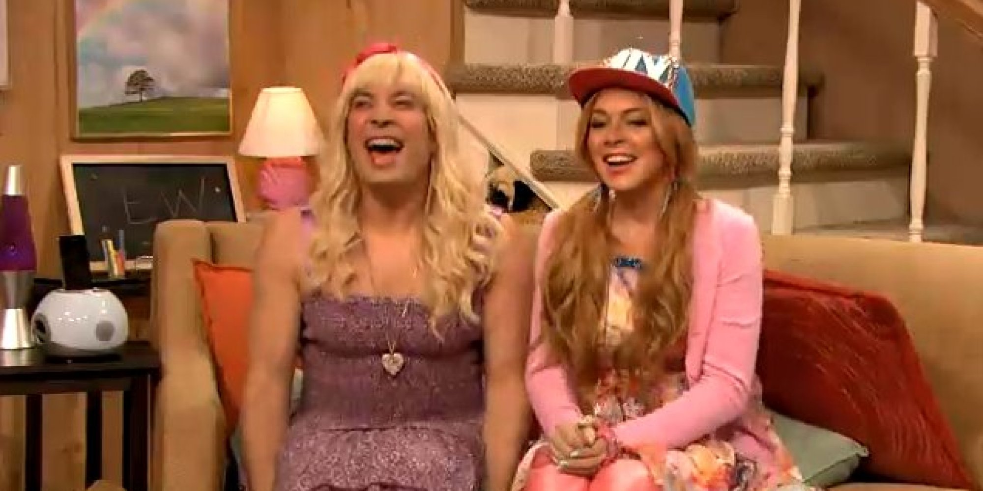 Jimmy Fallon And Lindsay Lohan Say 'Ew!' To Everything (VIDEO) | HuffPost