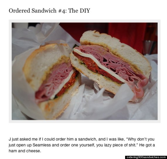 ordering 300 sandwiches