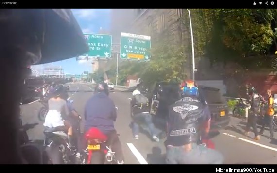 biker chase