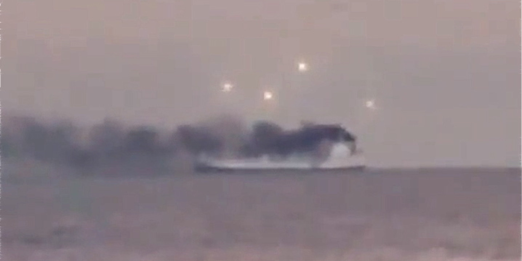 UFOs Hover Over Smoking Ship, Then Vanish | HuffPost