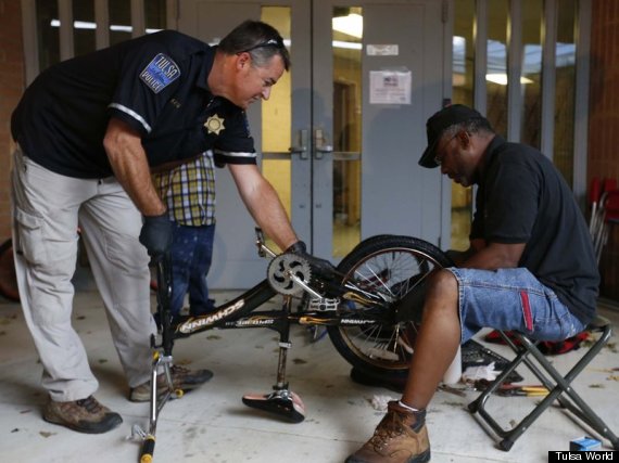 tulsa police fix bikes
