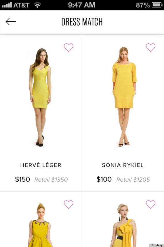 Rent The Runway App Allows You To Match Your Dress To Anything | HuffPost