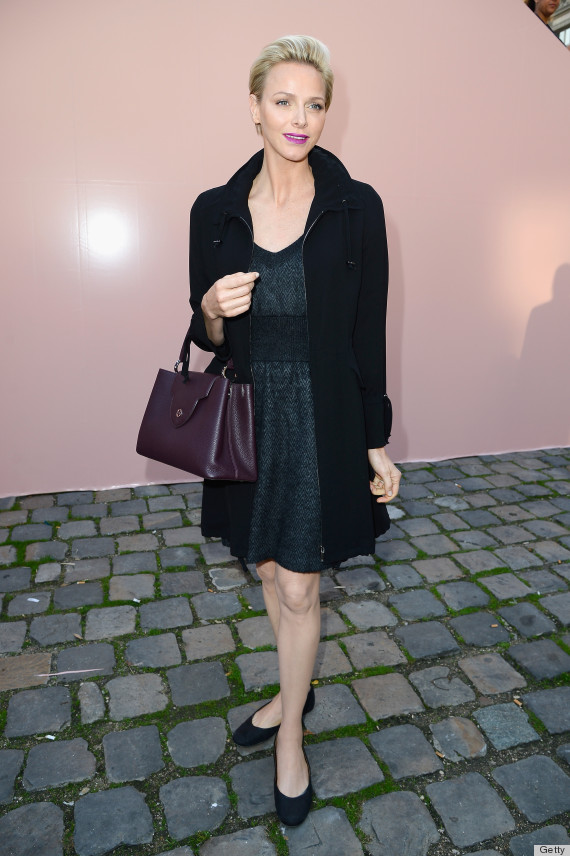 Princess Charlene attended S/S 2023 fashion show of Louis Vuitton