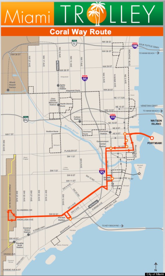 miami trolley coral way