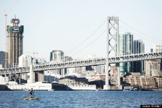 water bike bay bridge