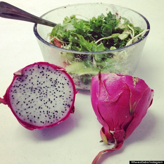 dragon fruit inside